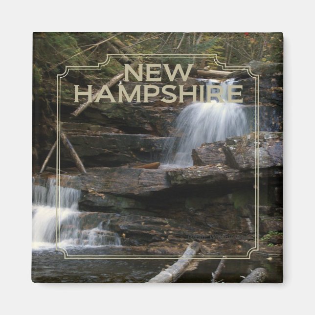 New Hampshire USA State Souvenir Fridge Magnet (Front)