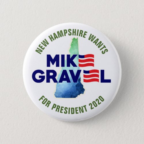 New Hampshire wants Mike Gravel 2020 Button