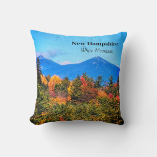 New Hampshire White mountains  Throw Pillow