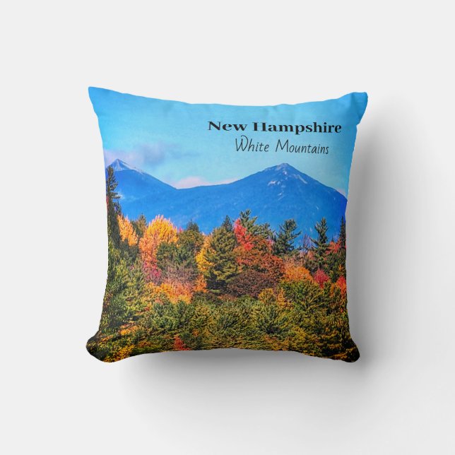 New Hampshire White mountains  Throw Pillow (Front)