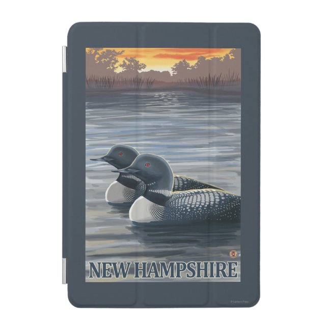 New HampshireCommon Loon iPad Mini Cover (Front)