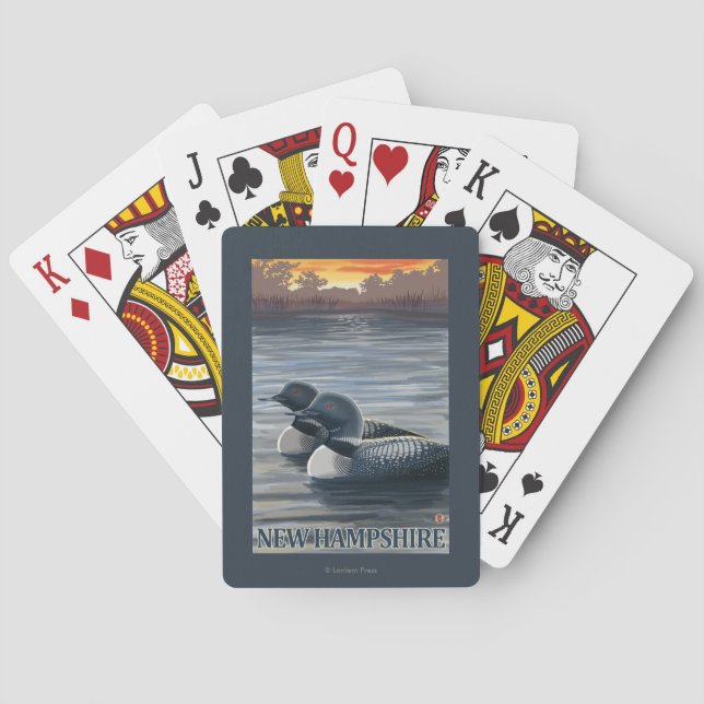 New HampshireCommon Loon Poker Cards (Back)