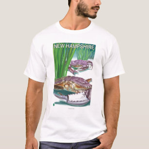 New HampshireCrab and Fisherman T-Shirt