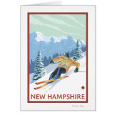 New HampshireDownhill Skier Scene (Front)