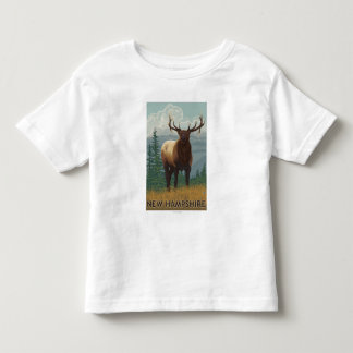 New HampshireElk Scene Toddler T-shirt