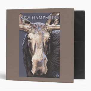 New HampshireMoose Up Close Binder