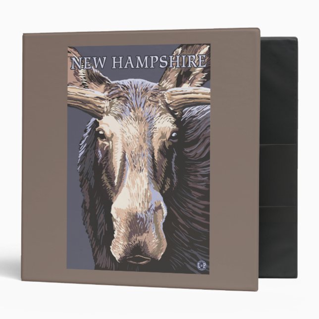 New HampshireMoose Up Close Binder (Front/Inside)