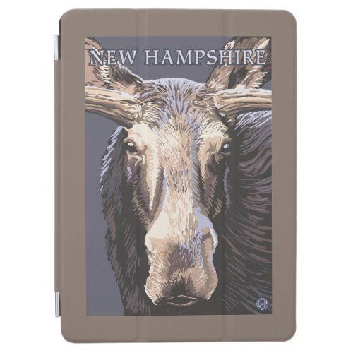 New HampshireMoose Up Close iPad Air Cover