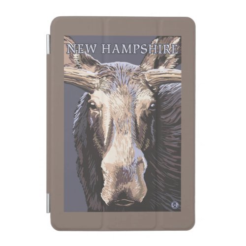 New HampshireMoose Up Close iPad Mini Cover