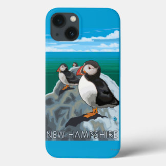 New HampshirePuffins Scene iPhone 13 Case