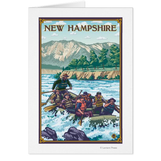 New HampshireRiver Rafting Scene Cards (Front)