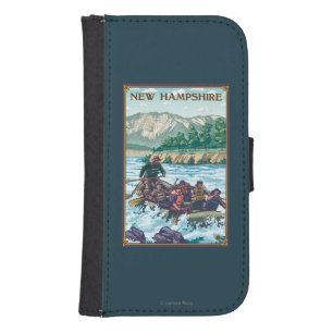 New HampshireRiver Rafting Scene Phone Wallet