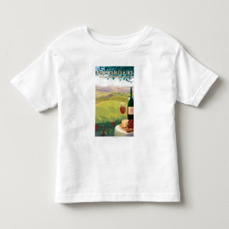 New HampshireWine Country Scene Toddler T-shirt