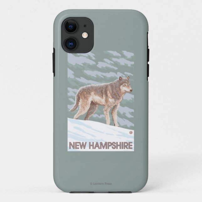 New HampshireWolf Scene Case-Mate iPhone Case (Back)