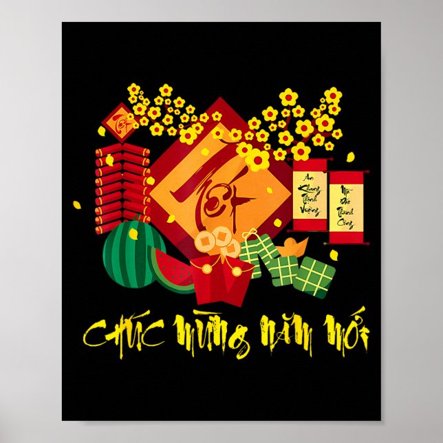 New Happy Vietnamese Lunar Chuc Mung Poster (Front)