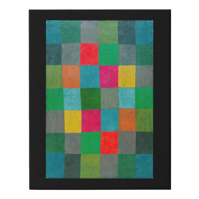 New Harmony, Paul Klee Faux Canvas Print (Front)