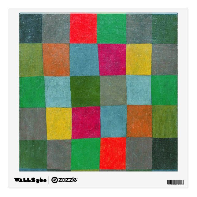 New Harmony, Paul Klee Wall Decal (Front)