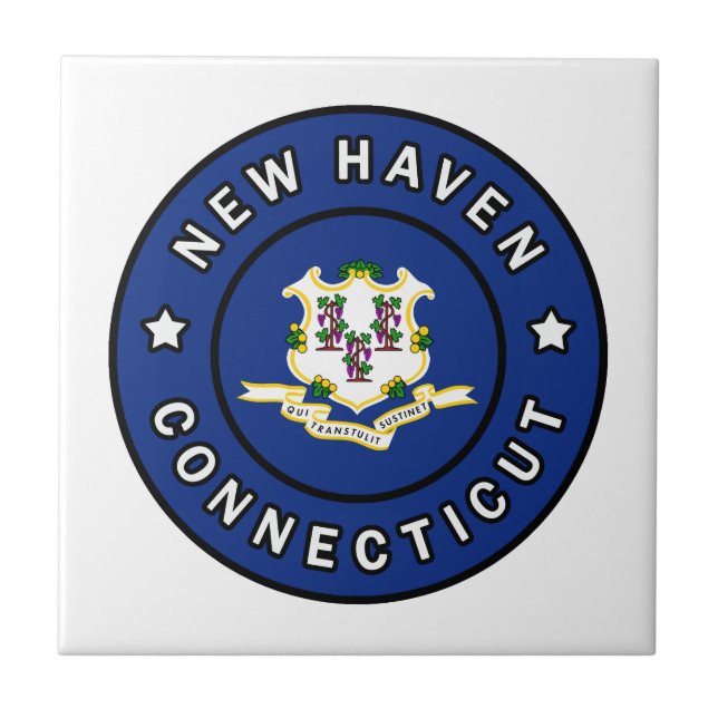 New Haven Connecticut Ceramic Tile (Front)