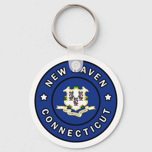 New Haven Connecticut Keychain