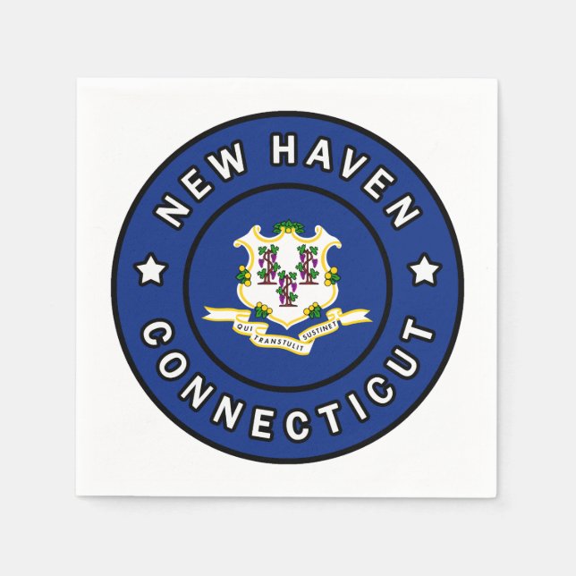 New Haven Connecticut Napkins (Front)