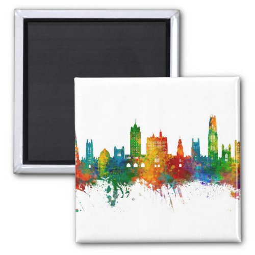 New Haven Connecticut Skyline Magnet