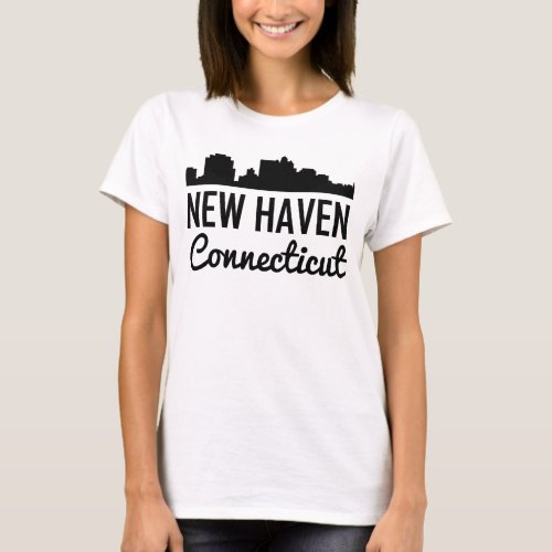 New Haven Connecticut Skyline T_Shirt