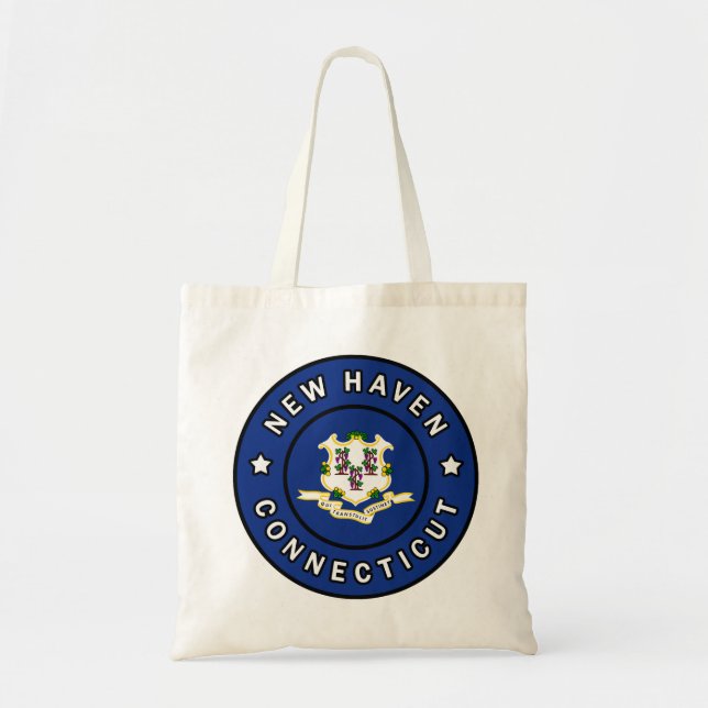 New Haven Connecticut Tote Bag (Front)