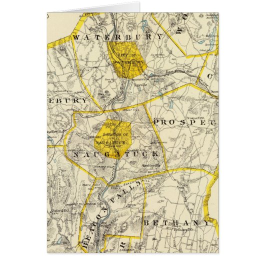 New Haven County Connecticut Cards (Front)
