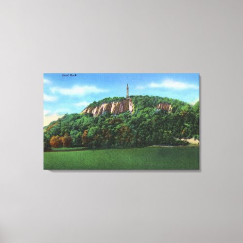 New Haven CTView of East Rock Canvas Print