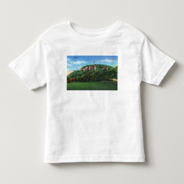 New Haven, CTView of East Rock Toddler T-shirt (Front)