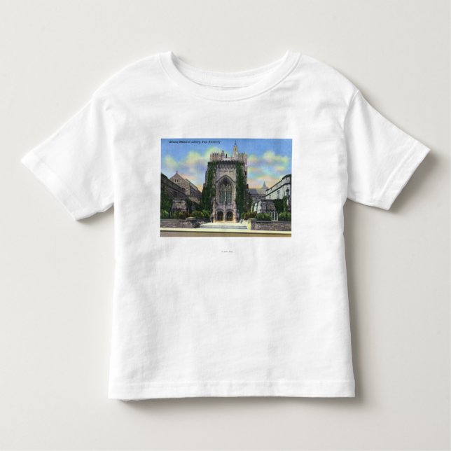 New Haven, CTYale Sterling Memorial Library Toddler T-shirt (Front)