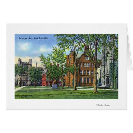 New Haven, CTYale University Campus View Cards (Front Horizontal)
