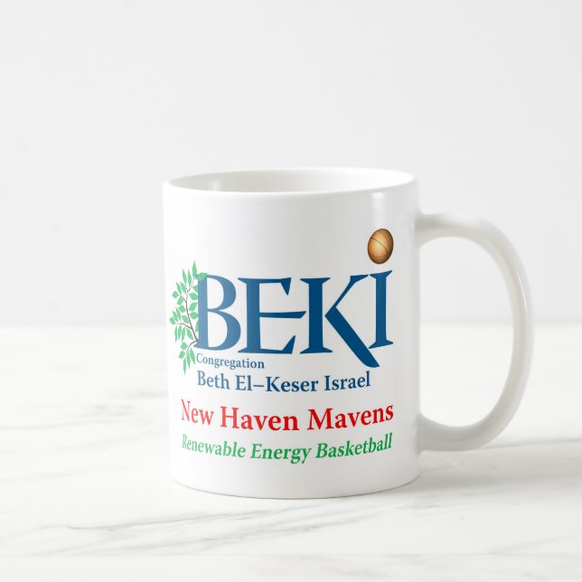 New Haven Mavens Basketball Mug (Right)