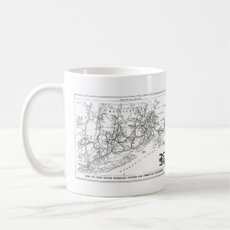 New Haven Railroad 1956 Map    Coffee Mug