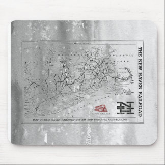 New Haven Railroad 1956 Map  Mouse Pad