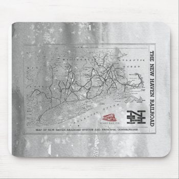 New Haven Railroad 1956 Map  Mouse Pad by stanrail at Zazzle