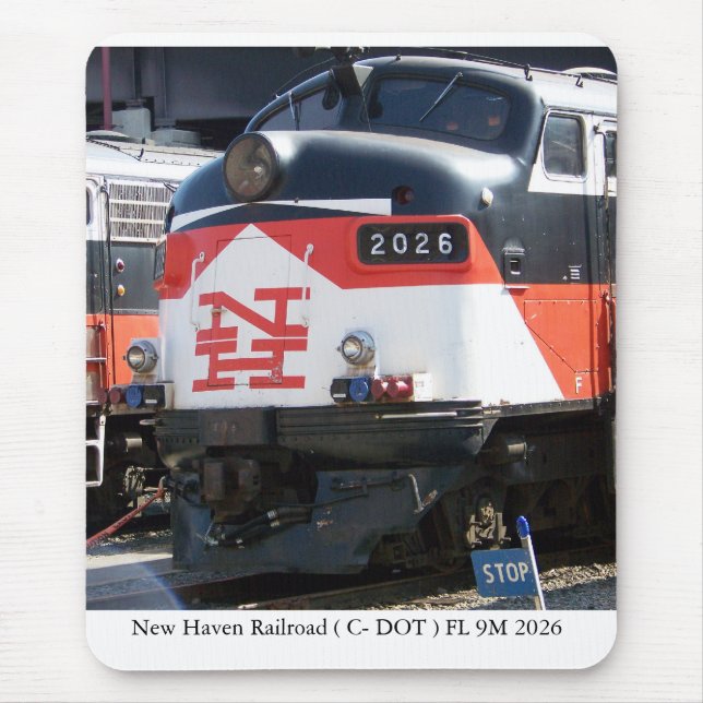 New Haven Railroad ( C- DOT ) FL 9M 2026 Mouse Pad (Front)