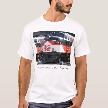 New Haven Railroad ( C- Dot ) Fl 9m 2026 T-shirt by stanrail at Zazzle