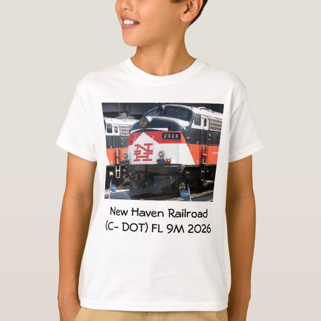 New Haven Railroad ( C- DOT ) FL 9M 2026 T-Shirt (Front)
