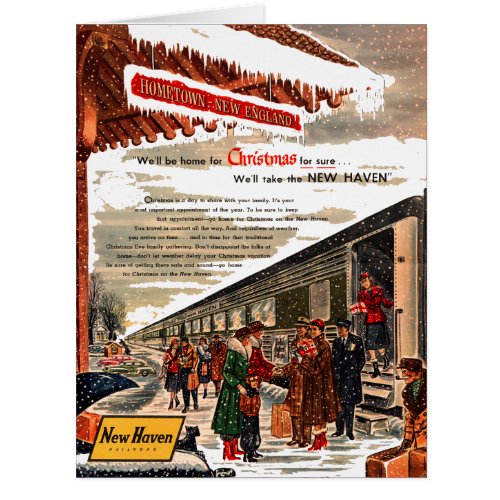 New Haven Railroad Christmas 1947