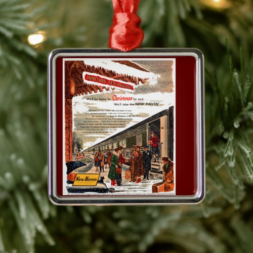 New Haven Railroad Christmas 1947  Ornament