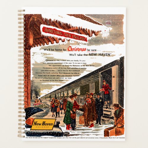 New Haven Railroad Christmas 1947        Planner
