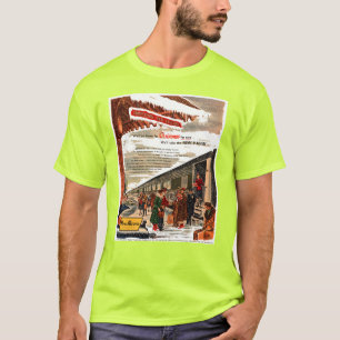 New Haven Railroad Christmas 1947 T-Shirt