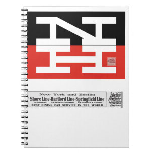 New Haven Railroad Logo Beverage Coaster Notebook
