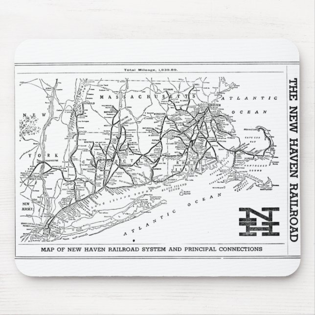 New Haven Railroad Mouse Pad (Front)