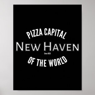 New Haven Zza Catal Of The World Connecticut  Poster