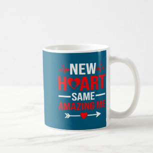 New heart same amazing me heart transplant survivo coffee mug