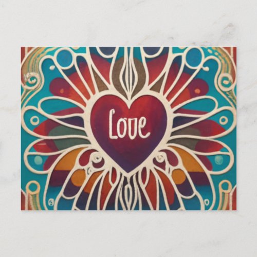 NEW Heartfelt Love Postcard