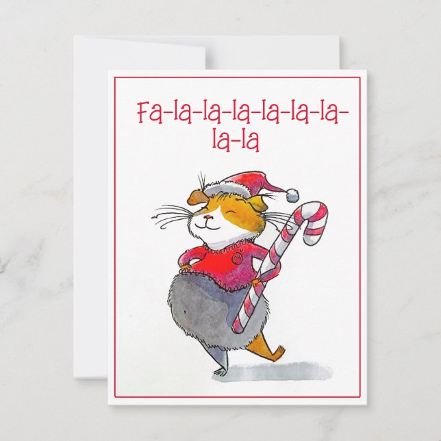 NEW Holiday Card, Size: 4.25" x 5.5", Paper: Matt Card (Front)