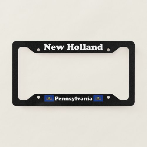 New Holland PA _ LPF License Plate Frame